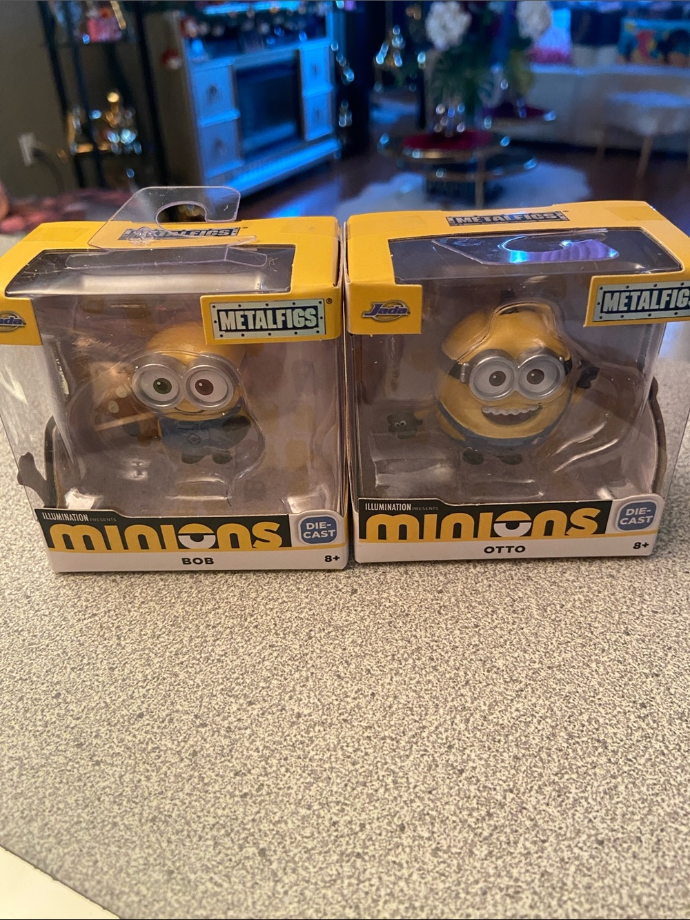 Illumination Minions Otto & Bob Die-Cast Metalfigs - Yellow (Set of 2)